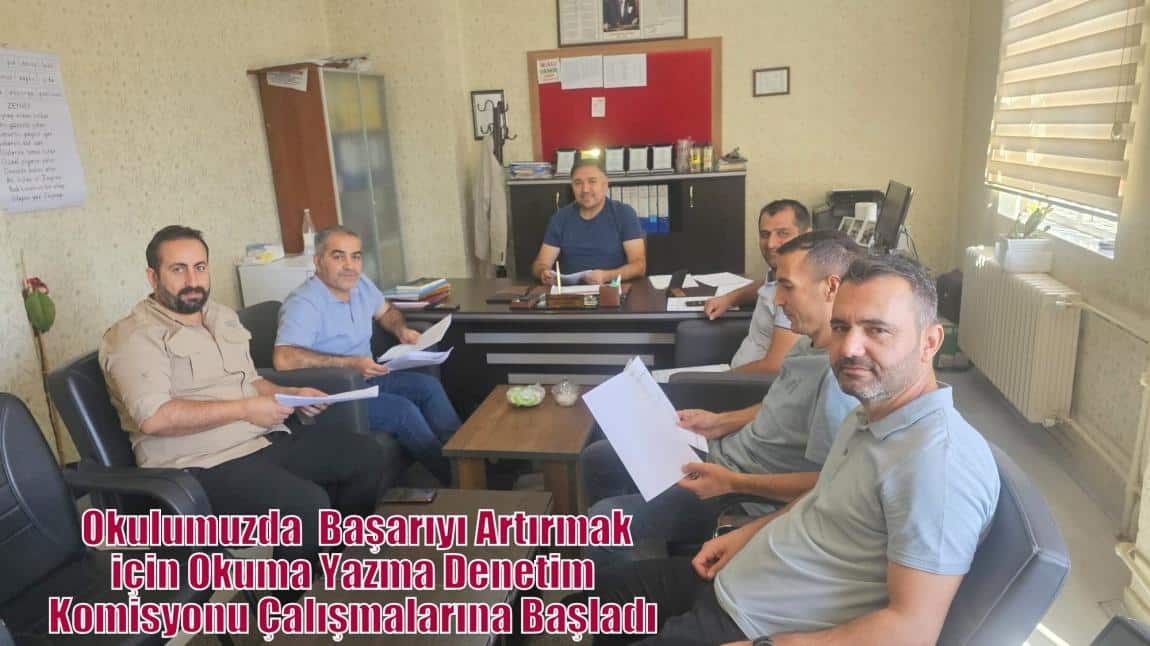Okulumuzda  Başarıyı Artırmak  için  Okuma Yazma Denetim Komisyonu Kuruldu 